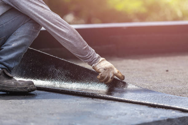 Professional Basement Waterproofing technician working in Bay Village, OH